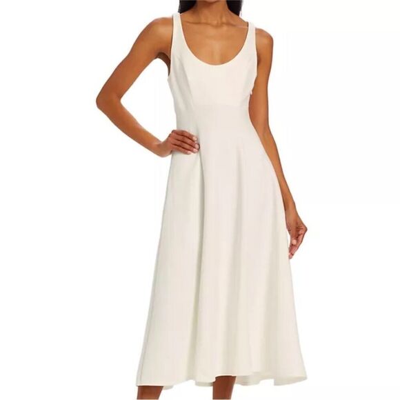 Reformation Mikol Knit Stretch Midi-Dress NWT XS $198 - Picture 3 of 4